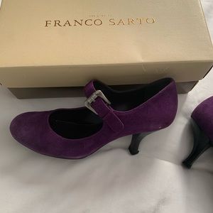 Franco Sarto Purple Suede shoes!